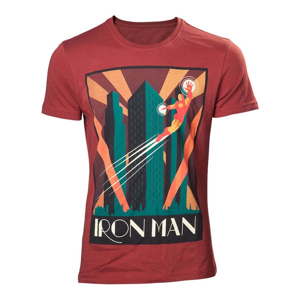 T-Shirt Marvel Iron Man -Rouge