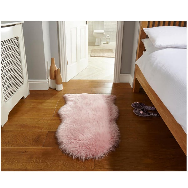 Flair Faux Fur Rug - Sheepskin Pink (60X90)