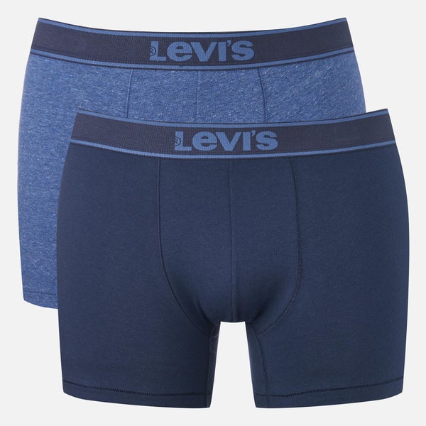 Levi's Men's 200SF 2-Pack Vintage Heather Boxers - Blue Indigo