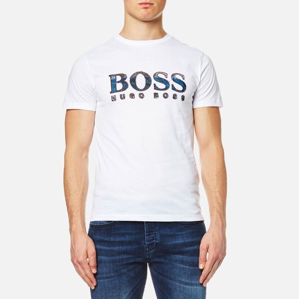 BOSS Orange Men's Turbulence 2 Logo T-Shirt - White