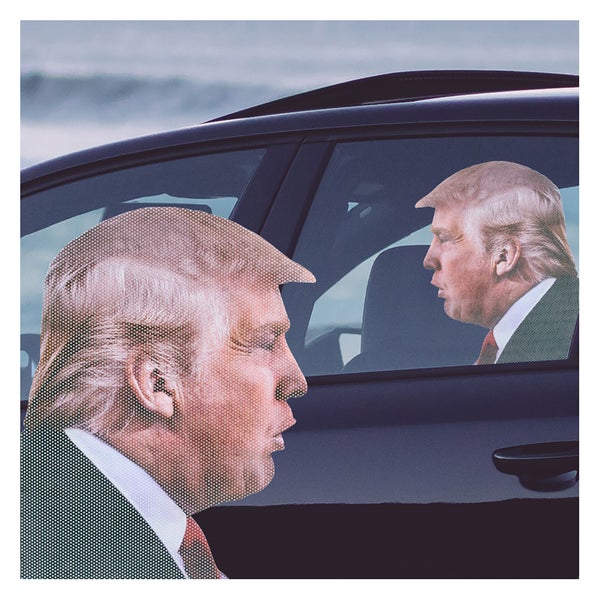 Autocollant de Voiture -Donald Trump