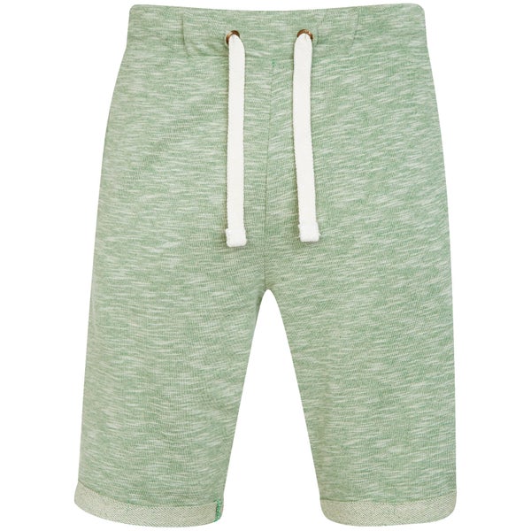 Tokyo Laundry Men's Gathorne Textured Jog Shorts - Green