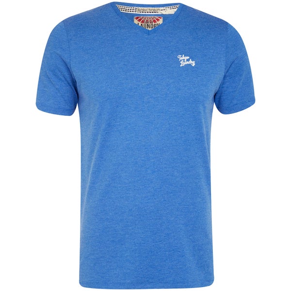 T-Shirt Homme Essential Col V Tokyo Laundry -Bleu