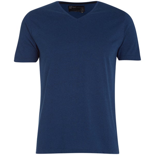 Dissident Men's Guilford V-Neck T-Shirt - Bijou Blue