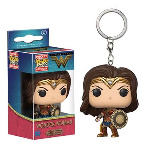 DC Wonder Woman Pocket Pop! Keychain