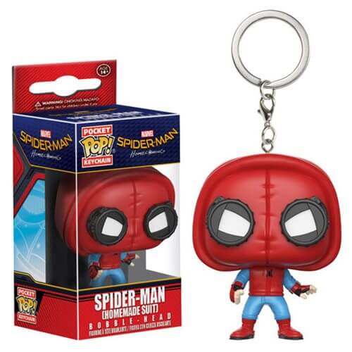 Spider-Man Homemade suit Pocket Pop! Vinyl Keychain