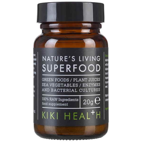 Suplemento Alimentar Biológico Nature's Living Superfood da KIKI Health 20 g