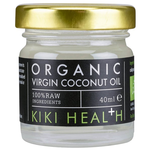 KIKI Health Organic Raw Virgin Coconut Oil olej kokosowy 40 ml