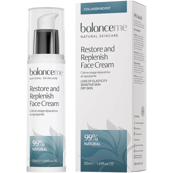 Balance Me Restore and Replenish crema viso riparatrice rimpolpante 50 ml