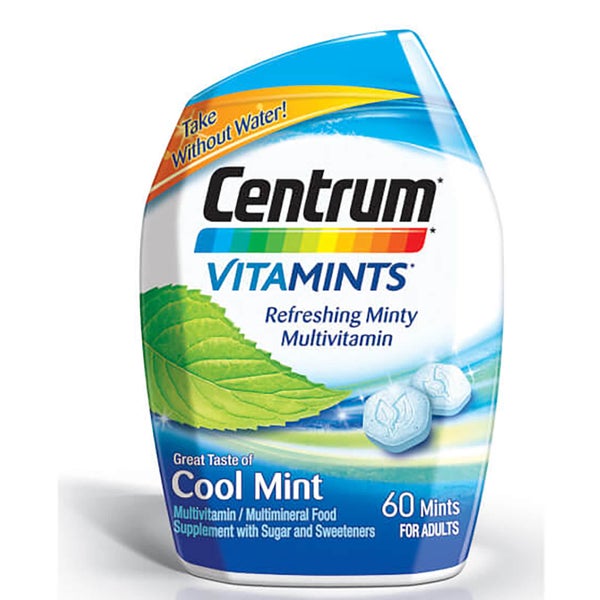 Жевательные витамины ментоловые Centrum VitaMint Cool Mint Tablets (60 таблеток)