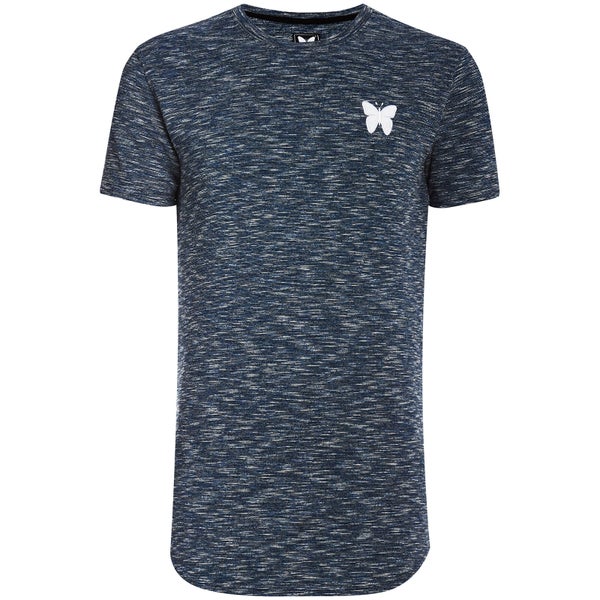 T-Shirt Homme Textured Rib Good For Nothing -Bleu Marine