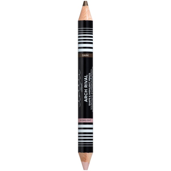 Набор Карандаш для бровей и хайлайтер Lottie London Brow Pencil and Highlighter Duo - Dark