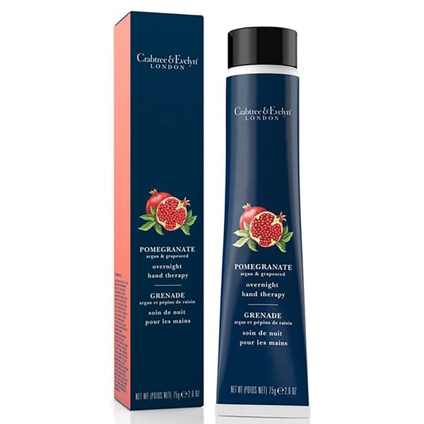 Crabtree & Evelyn Pomegranate, Argan and Grapeseed Overnight Hand Therapy 75 g