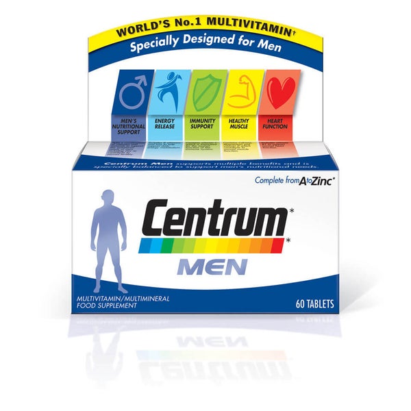 Comprimidos Multivitaminas Homem da Centrum - (60 Comprimidos)