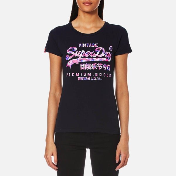 Superdry Women's Premium Goods T-Shirt - Eclipse Navy