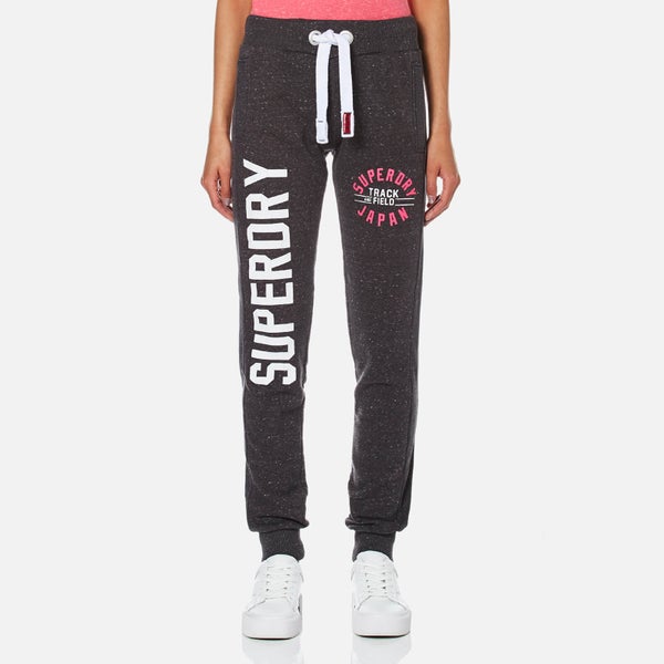 Superdry Women's Track and Field Joggers - Slate Snowy