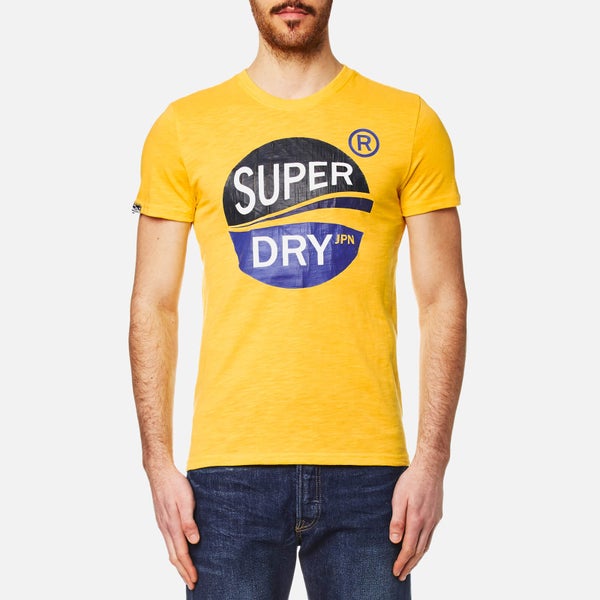 Superdry Men's Slalom T-Shirt - Vibrant Yellow Slub
