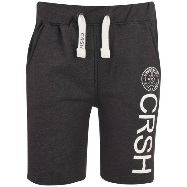 Crosshatch Men's Janter Jog Shorts - Charcoal Marl