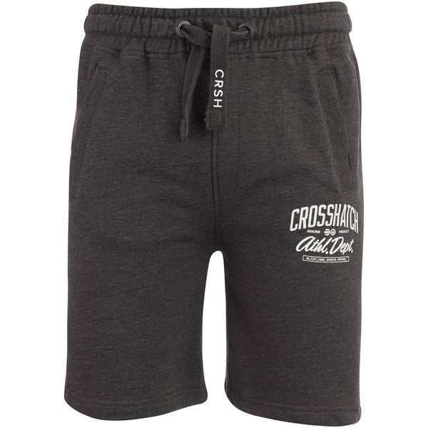 Short Digs Jog Crosshatch - Charbon