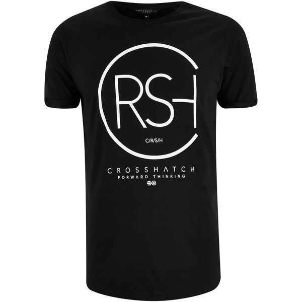 T-Shirt Homme Mumbles Logo Crosshatch -Noir