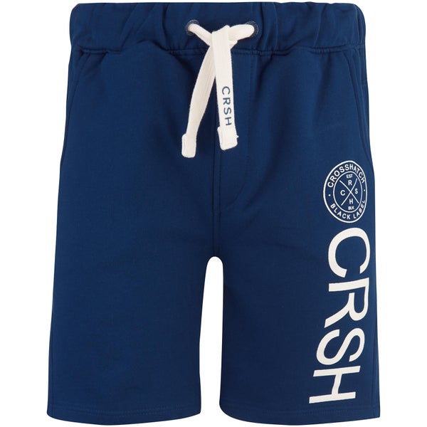 Crosshatch Men's Janter Jog Shorts - Estate Blue