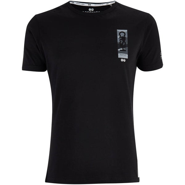 T-Shirt Homme Markab Crosshatch -Noir