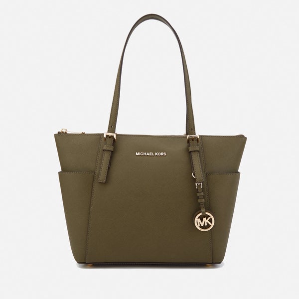 MICHAEL MICHAEL KORS Women's Jet Set East West Top Zip Tote Bag - Olive