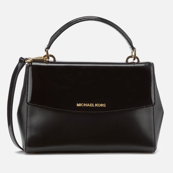 MICHAEL MICHAEL KORS Women's Ava Small Satchel - Black Patent