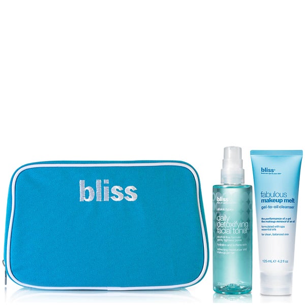 bliss Fabulous Make Up Cleanser Toner Duo (Worth £45.00)