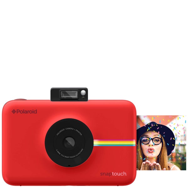 Polaroid Snap Touch Instant Digital Camera with LCD Touch Display - Red