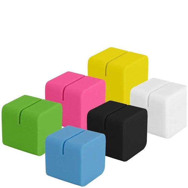 Polaroid 6 Colourful Cubic Photo Stands (For 2x3 Inch Film/Paper) - Multicoloured