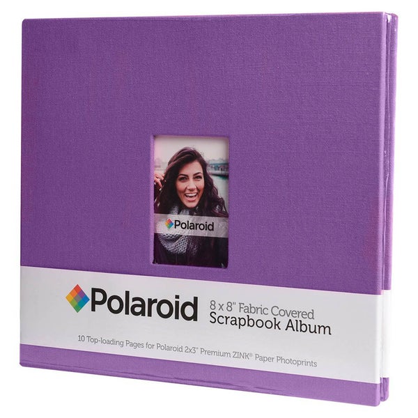 Polaroid 8x8 Inch Fabric Covered Scrapbook Album