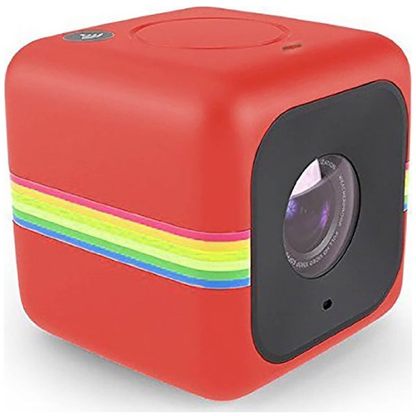 Polaroid Cube+ 1440p Mini Lifestyle Wi-Fi Action Camera - Red