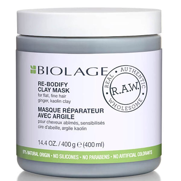 Masque Réparateur avec Argile Re-Bodify Biolage R.A.W. 400 ml
