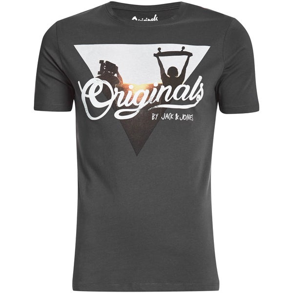 Jack & Jones Originals Men's Travel T-Shirt - Asphalt