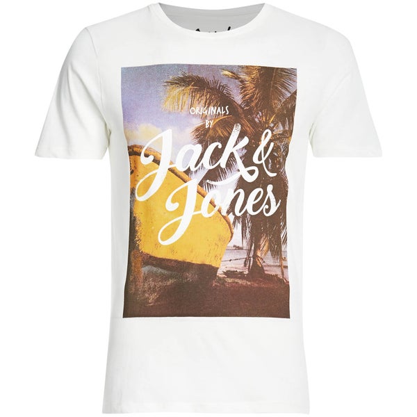 Jack & Jones Originals Travel T-shirt - Wit