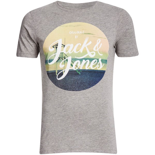 Jack & Jones Originals Men's Travel T-Shirt - Light Grau Marl