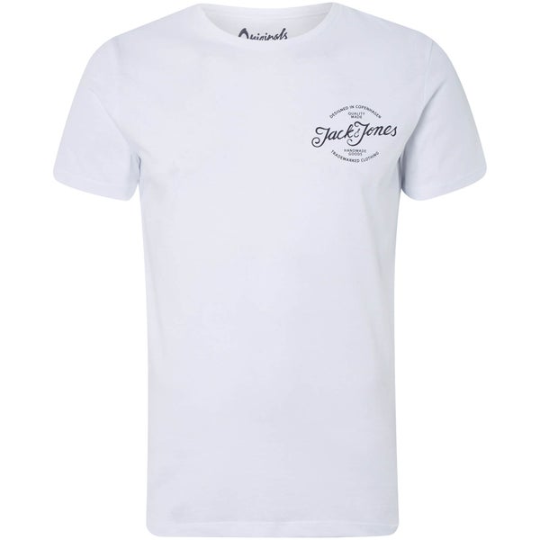 T-Shirt Homme Originals Liam Jack & Jones - Blanc