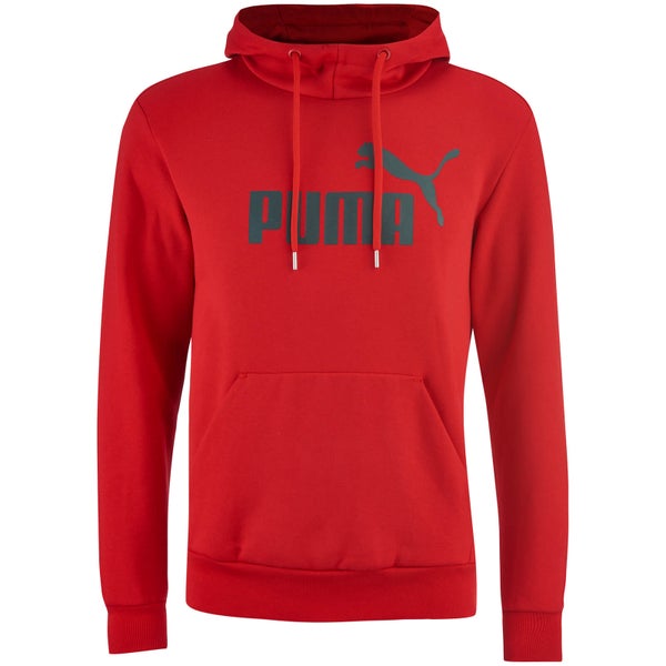 Puma Men's Essential Logo Hoody - Cherry