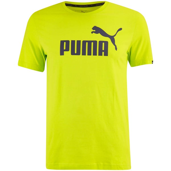 Puma Men's Essential Logo T-Shirt - Lime Punch