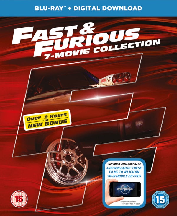 Fast & Furious - 1-7 + Bonus Disc