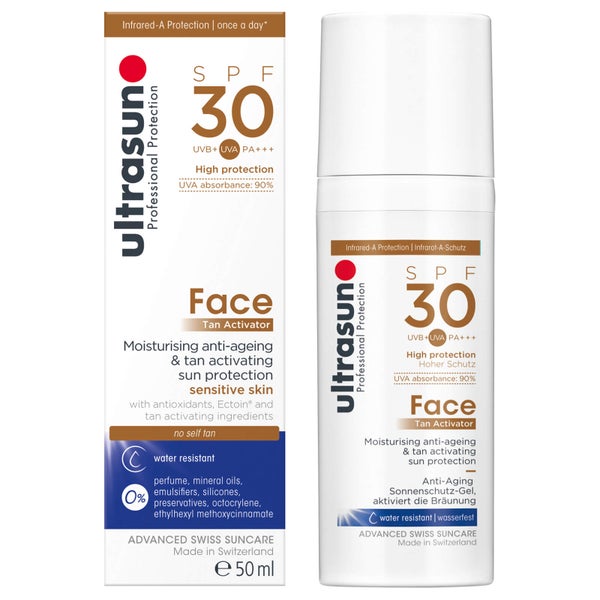 Ultrasun Tan Activator for Face SPF 30 50 ml