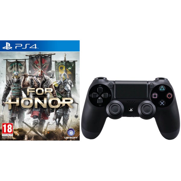 For Honor with Sony PlayStation 4 DualShock 4 Controller Black
