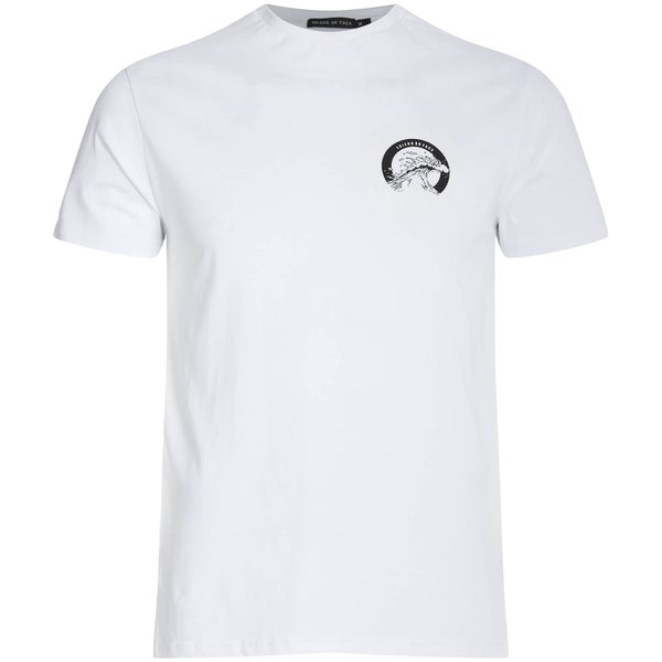 Friend or Faux Men's Flock T-Shirt - White