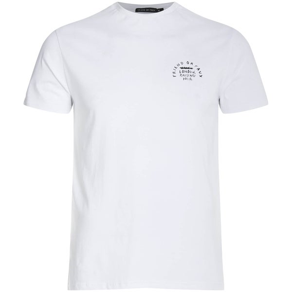 Friend or Faux Men's Sky Rat T-Shirt - White