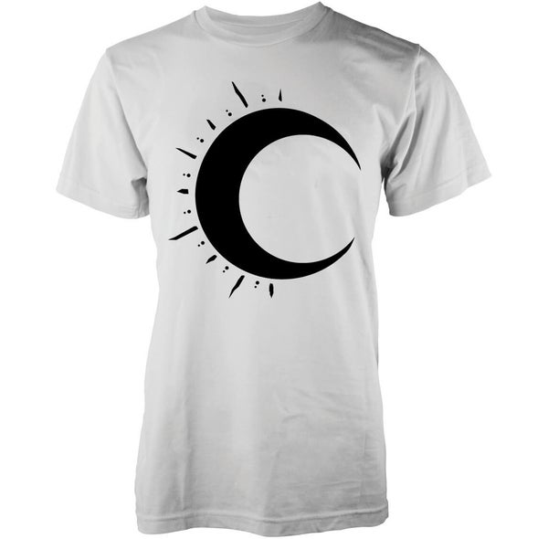 T-Shirt Homme Bleeding Moon Lune Abandon Ship - Blanc