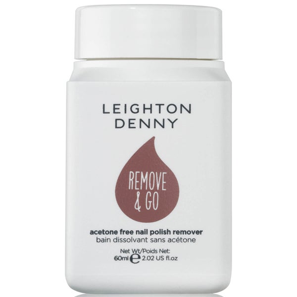 Leighton Denny Remove and Go Polish Remover – White Grape and Rose 60 ml