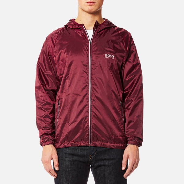 BOSS Hugo Boss Men's Beach Zip Jacket - Dark Red