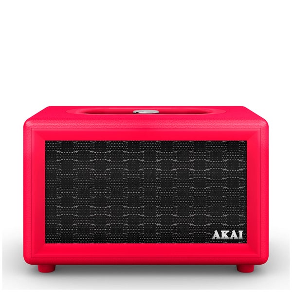 Haut-Parleur Bluetooth Akai Retro (2 x 20W) - Rouge