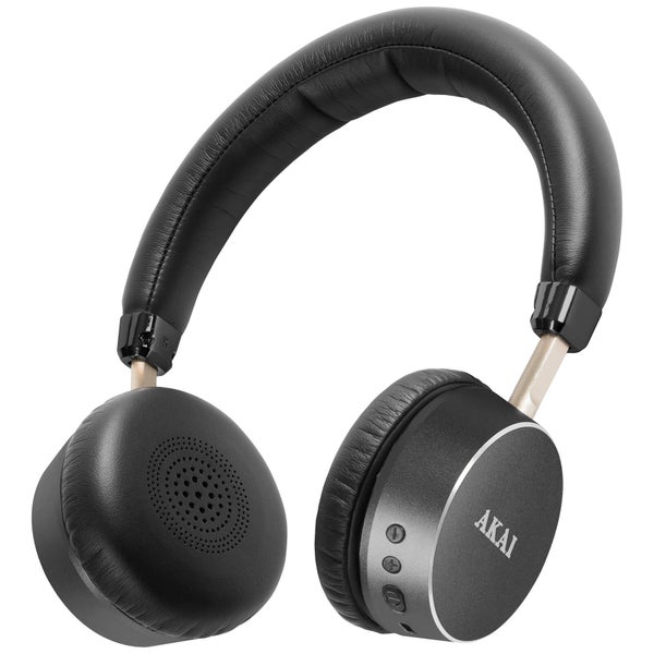 Akai DYNMX Wireless Bluetooth Headphones - Space Grey